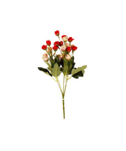 Pink & Red Rose 20 Heads 33cm