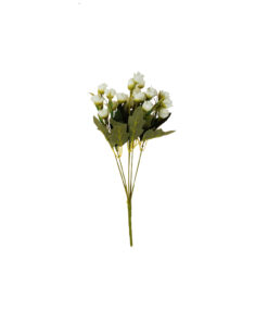 White Rose 20 Heads 33cm