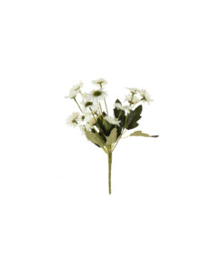 White Daisy 18 Head 32cm