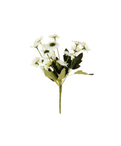White Daisy 18 Head 32cm