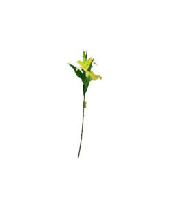 Yellow Single Lily 88cm