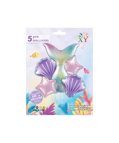 Mermaid Party Balloon Set 5pc