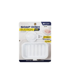 Soap Dish With Suction 14x10x9.5cm