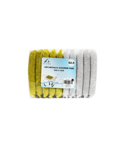 Metallic Scouring Pads 10pk