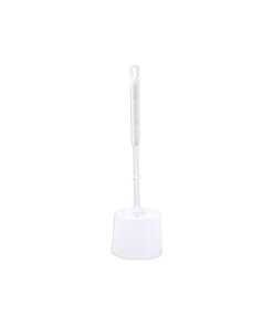 White Toilet Brush With Holder