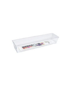 Clear Drawer Organiser 30x7.5cm