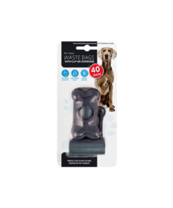 Pet Waste Bag & Dispenser 40pk