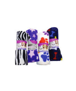 Pet Polar Fleece Blanket Assorted