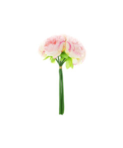 Pink 5 Head Peony Bunch 30cm