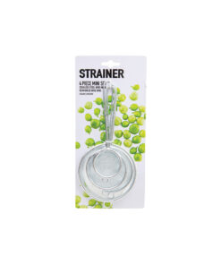 Steel Strainers 4pk