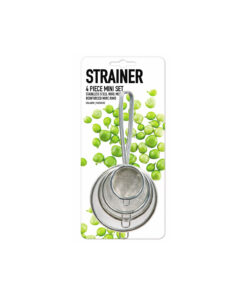 Steel Strainers 4pk