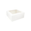 White Cake Box With Window 12in 2pk