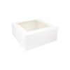 White Cake Box With Window 14in 2pk