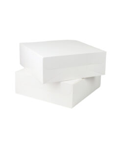 White Cake Box 14in 2pk