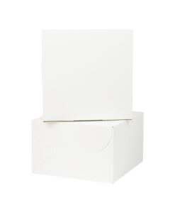 White Cake Box 8in 2pk 20 x 20 x 12.7cm 