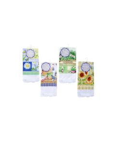 Woven Print Tea Towel Assorted 38x63cm