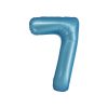 Matte Blue Number 7 Balloon