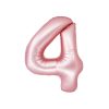 Matte Pink Number 4 Balloon