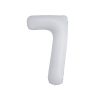 Matte White Number 7 Balloon