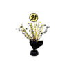 Black & Gold 21st Birthday Table Centerpiece