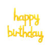 Gold Script Happy Birthday