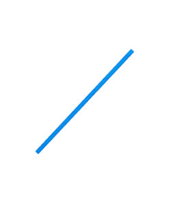 Blue Paper Straws 25pk