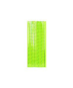 Alternative view of Green Paper Straws 25pk