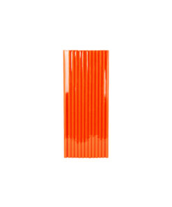 Alternative view of Orange Paper Straws 25pk