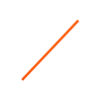 Orange Paper Straws 25pk