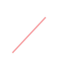 Pink Paper Straws 25pk