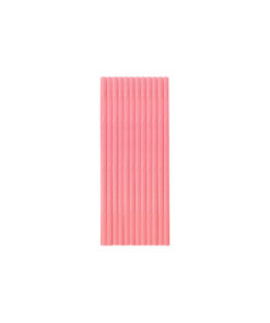Alternative view of Pink Paper Straws 25pk
