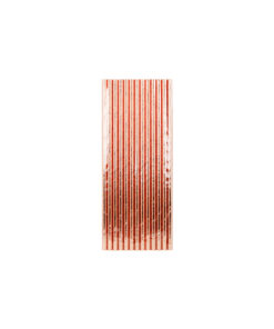 Alternative view of Rose Gold Paper Straws 25pk