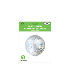 Alternative view of Iridescent Confetti Latex Balloon 36inch 1pc