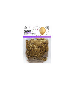 Alternative view of Gold Chrome Latex Balloons 5inch 50pk