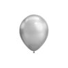 Silver Chrome Latex Balloons 5inch 50pk