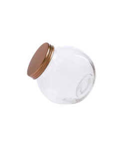 Round Glass Jar With Copper Lid 190ml