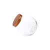 Round Glass Jar With Copper Lid 660ml