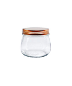 Glass Jar With Copper Lid 440ml