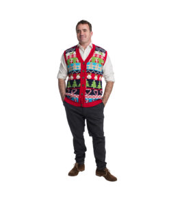 Christmas Cardi Vest