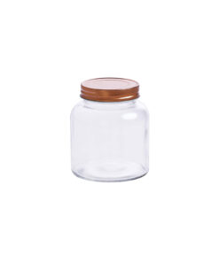 Glass Jar With Copper Lid 330ml