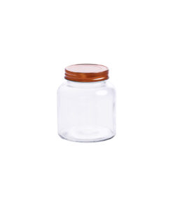 Glass Jar With Copper Lid 330ml