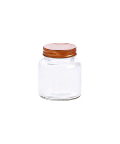 Glass Jar With Copper Lid 210ml