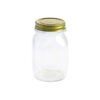 Glass Jar With Gold Lid 490ml
