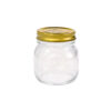 Glass Jar With Gold Lid 260ml