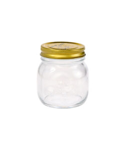 Glass Jar With Gold Lid 260ml