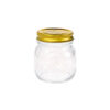 Glass Jar With Gold Lid 260ml