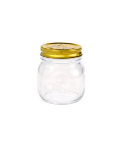 Glass Jar With Gold Lid 260ml