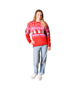 Xmas Jumper Penguin Woman