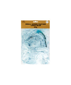 Light Blue Small Goose Feathers 20g