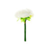White 5 Head Peony Bunch 30cm